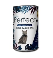 Perfect Beef Sığır Eti Parçacıklı Yetişkin Kedi Konservesi 400 Gr