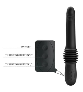 MorGece 3 Kademeli İleri Geri Hareketli USB Şarjlı Vibratör