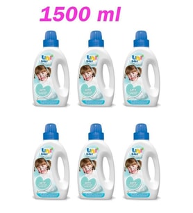 Uni Baby Aktif Sıvı Çamaşır Deterjanı 6*1500ml Toplam 9000ml