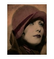 Greta Garbo Tablo Ahşap Poster Dekoratif