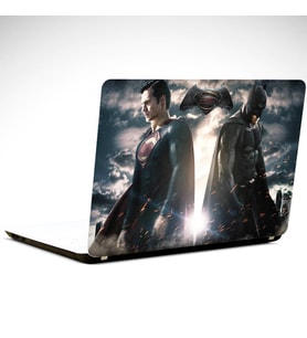 Batman Süperman Laptop Sticker 15.6 inch (38X27CM)
