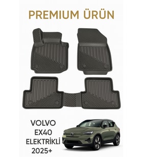 Volvo EX40 (Elektrikli) 2025+ Uyumlu 3D Oto Paspas Premium