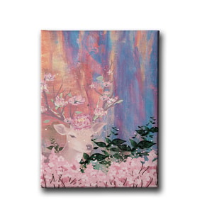 Kromatik Gold Canvas Tablo MİND177