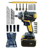 Torq Kömürsüz Motor 21 Vf 3.0 Ah 450nm Full Setli Somunsökme Sıkma Makinesi (Sarı)
