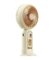 Asonic AFN20 Krem 250mAh Elde Taşınabilir Masaüstü Usb Fan