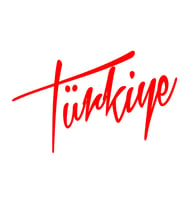 Türkiye Yazılı Sticker17x17 Cm Kırmızı