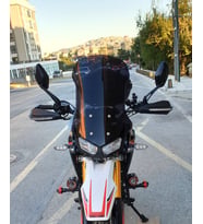 MOTOCAM Arora CR 250 Ön Cam 2025-2026 Model 55cm Siyah Renkli 4mm