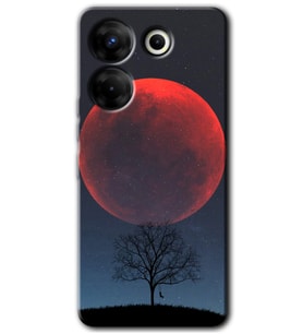Tecno Camon 20 Pro 5G Kılıf HD Desen Baskılı Kılıf - Kanlı Ay