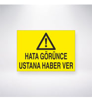 Hatayı Görüne Ustana Haber Ver