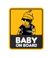 Baby On Board Arabada Bebek Var Sticker 14CM
