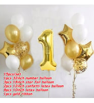 Mutlu Doğum Günü Partisi Süslemeleri Balonlar
