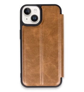 iPhone 14 Kılıf Flip Cover - Taba