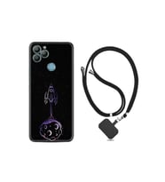 General Mobile Gm22 Plus Kılıf Silikon Desen Boyun Askılı Master Space 1630