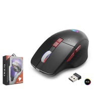 G390 Kablosuz Şarjlı Gaming Mouse 1600 Dpi Sessiz Rgb - Siyah