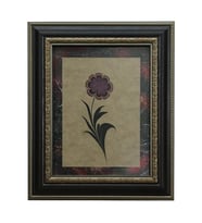 e38 EL İŞÇİLİĞİ YONCA YAPRAĞI EBRU TABLO 42*34 CM-6463