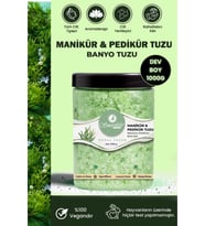 Doğal Manikür Pediği ve Banyo Tuzu, Spa Etkili Bakım, 1000 Gr