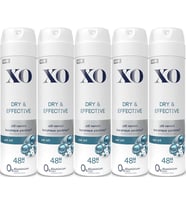 XO Deodorant 150ML Women-Kadın Dry & Effective (5 Li Set)