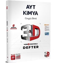 AYT Kimya Video Destekli Defter 3D Yayınları