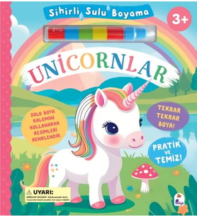 Sihirli Sulu Boyama - Unicornlar