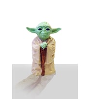 Master Yoda Mandalorian 8 Cm Heykel Büst 12K Detaylı Reçine (Plastik Değildir)