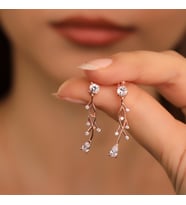 925 Ayar Gümüş Salkım Küpe