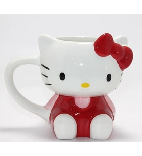 3d Hello Kitty Tasarımı Porselen Kupa Bardak Alk4513