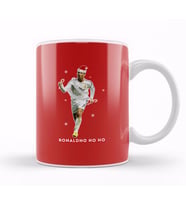 Ronaldhohoho Football Christmas Kupa Bardak Porselen
