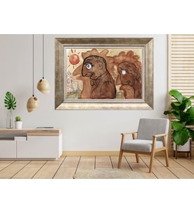 Gümüş Çerçeveli dekoratif Tablo as2174