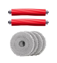 Roborock QRevo Pro Uyumlu 2 Adet Ana Fırça 4 Adet Mop Fiber Paspas