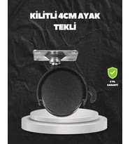 Kilitli 4 Cm Evrensel Tekerlek Ayak Tek Adet