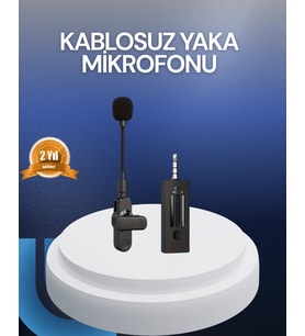 Profesyonel Ses Kayıt İçin Yaka Mikrofonu