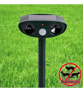 Yabani Hayvan Kovucu Ultrasonik Cihaz  Kurt Köpek Domuz Tilki Çakal Güneş Enerjili AçıkAlan Bahçe