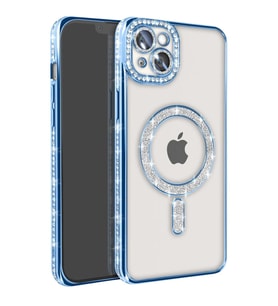 İphone 15 Kılıf Joke Simli Magneticsafe Kılıf - Mi