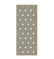 Liar Ahşap Seperatör (Paravan) - KSP89 - (85 x 210 cm) - (18 mm) - (HAM) (Renksiz)