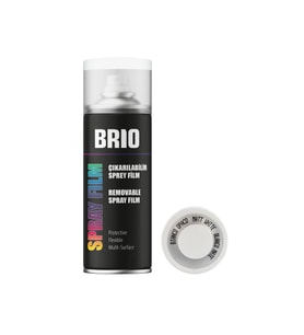 Brio Sprey Boya Çıkarılabilir Opak Beyaz 400 Ml
