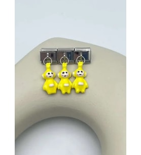 Çelik Silver Sarı Teletabi Sallantılı Nomi Charm - 25crm52