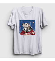 Presmono Unisex Beyaz Gav Gav Astronaut Space Astronot Uzay T-Shirt 282360tt