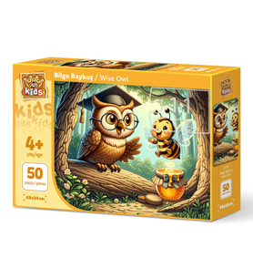 Art Çocuk Bilge Baykuş 50 Parça Puzzle