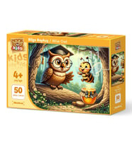 Art Çocuk Bilge Baykuş 50 Parça Puzzle