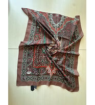 Miss İpek Life Zarif Paisley Desenli İpeksi Şal 70 x 180 (Açık Kahve)