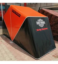 XXL Beden Motosiklet Garajı Portatif Motor Brandası Markaya Özel Renkler ve Logo Amlem