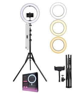 LED Işıklı Tripod ile Profesyonel Selfie ve Makyaj Çekimi