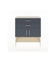 Arges Şifonyer 2 Raflı 2 Çekmeceli 2 Kapaklı 88x30x96 Aytaşı-Antrasit