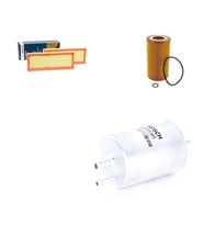 Bosch Filtre Bakım Seti Mercedes CLK 320 C209 2003-2009 Dizel Hava + Yağ f. + Yakıt Filtre Bosch