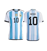 Lionel Messi Arjantin Milli Takım 3 Yıldız Mavi Yetişkin Forması