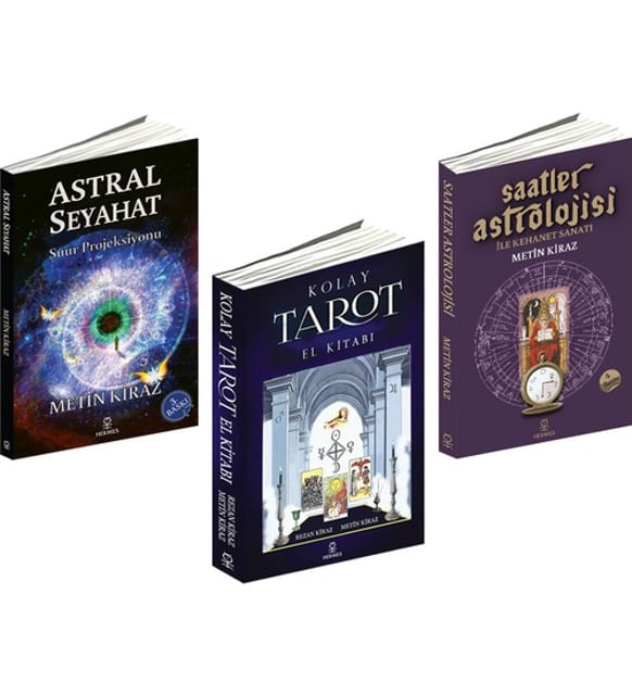 Metin Kiraz Astroloji Tarot 3 Kitaplık Set