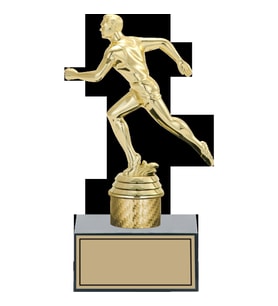 ODAK KUPA - Figürlü Kupalar - Atletizm Erkek Figürlü Kupalar FG-001 B - 21 cm
