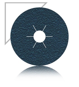 Karbosan Zirkonyum Fiber Disk Zımpara 115mm - 40 Kum