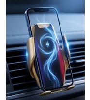 Otomatik Açılan Araç Telefon Tutucu Kablosuz Şarj ve Tek Elle Kullanım