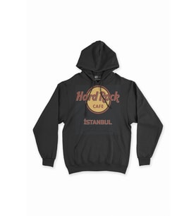 Hard Rock Cafe İstanbul Siyah Sweatshirt Hoodie